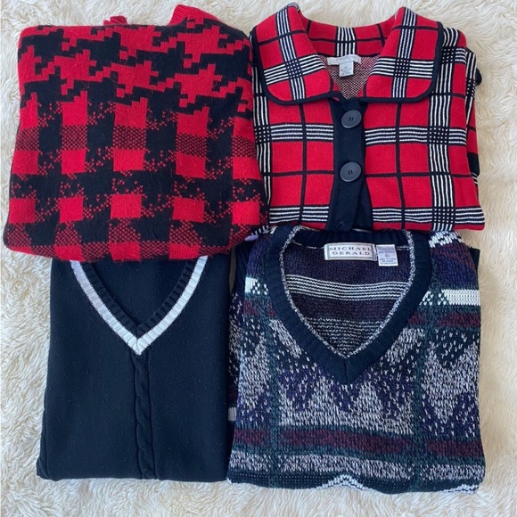 Sweaters Vintage Sweater Mystery Box 9s 2000s Grandpa Pullover